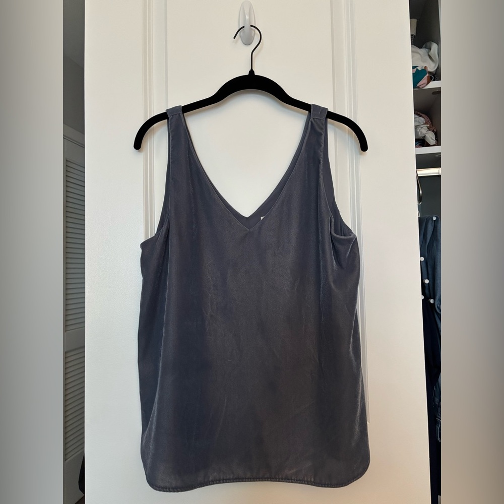 LOFT Charcoal Camisole Top